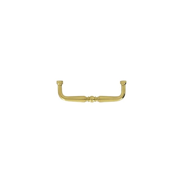 PCT350U33 Traditional Wire Pull Polished Brass, 10PK